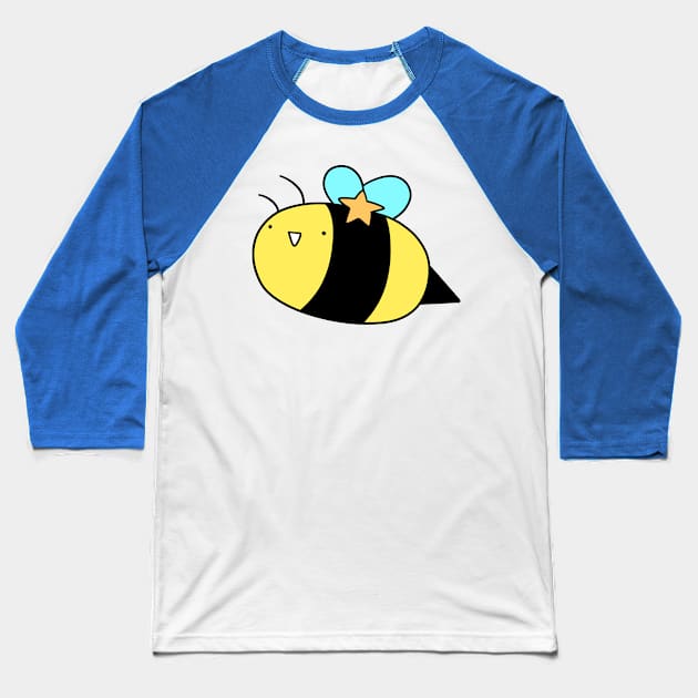 Star Bee Baseball T-Shirt by saradaboru